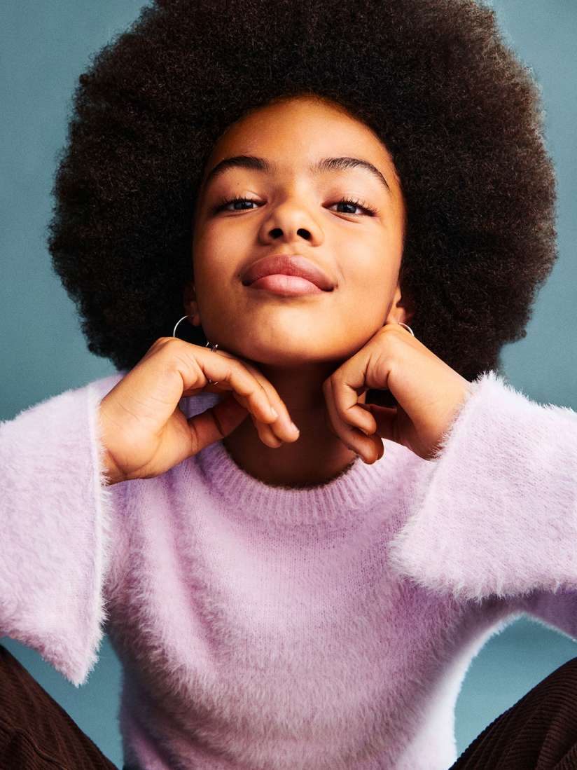 Fluffy sweaters for girls cheap