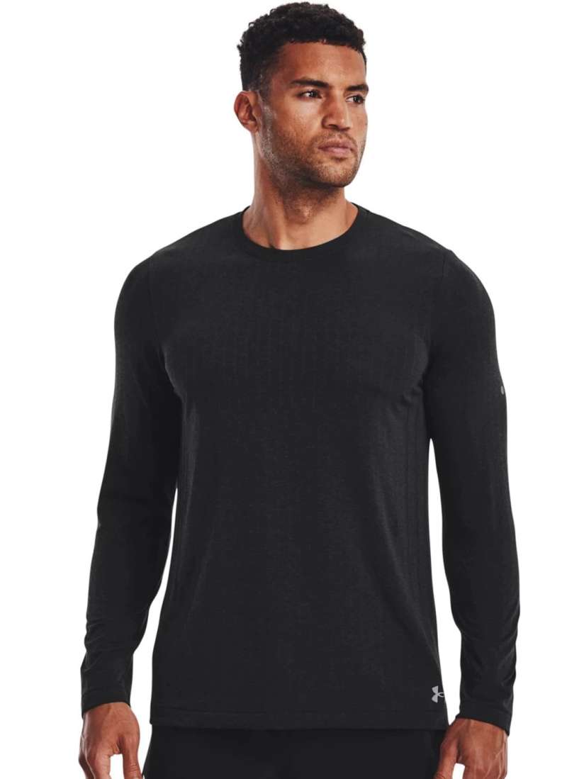 Buy UNDER ARMOUR Striped Slim Fit Rush Seamless Long Sleeves Training T Shirt Tshirts for Men 25251536 Myntra