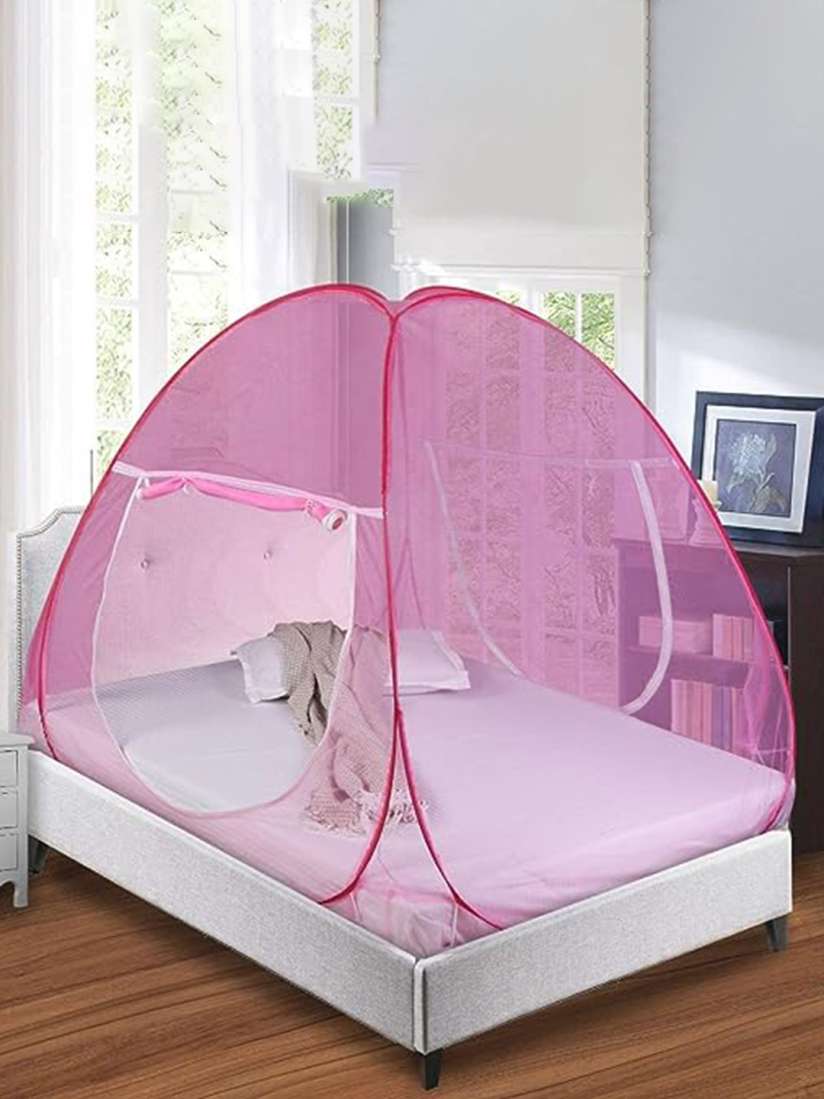 Buy Kuber Industries Pink Foldable King Size Double Bed Mosquito Net Mosquito Nets for Unisex 25253638 Myntra