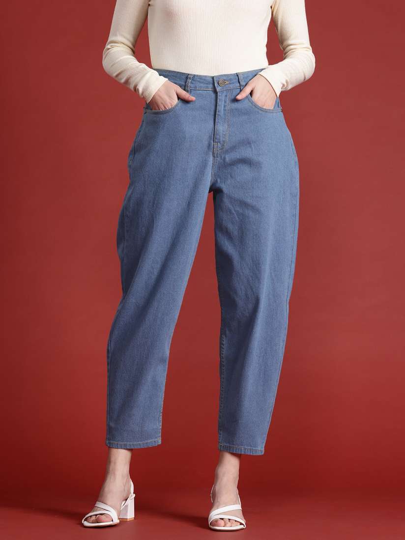 Buy all about you Women Slouchy Fit High Rise Stretchable Jeans Jeans for Women 25254920 Myntra