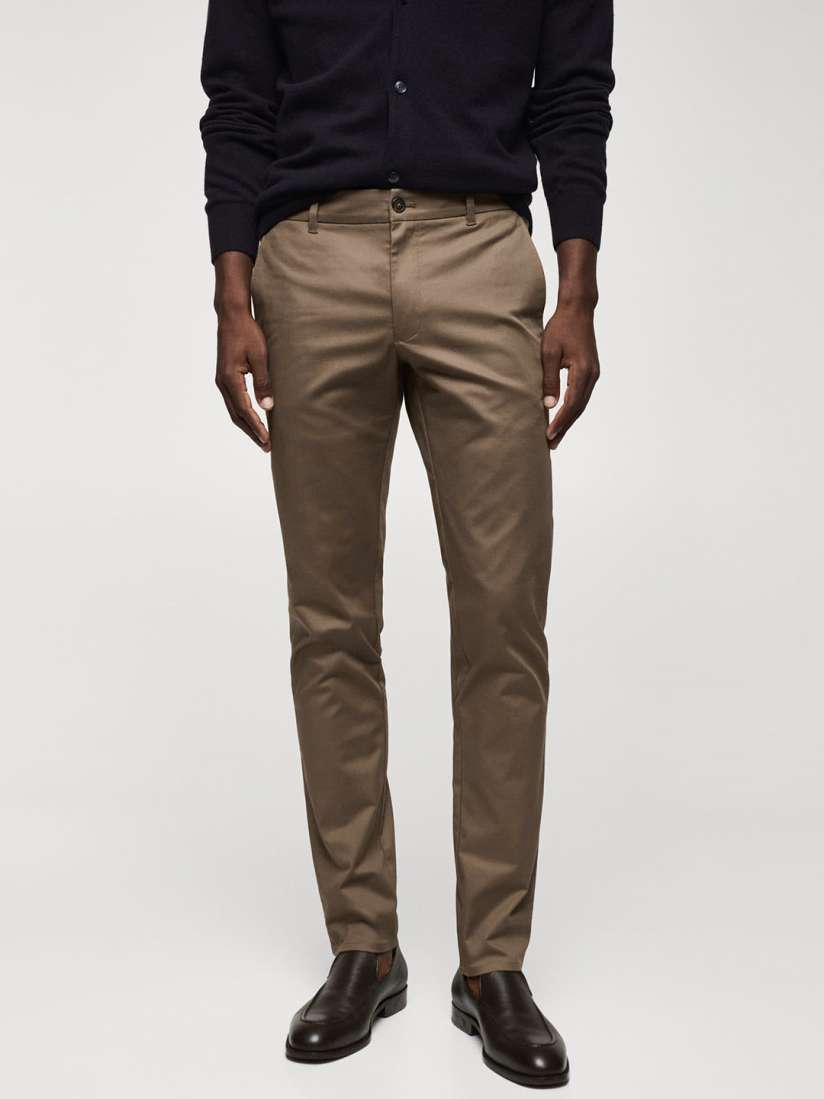 Buy MANGO MAN Solid Trousers Trousers for Men 25256878 Myntra
