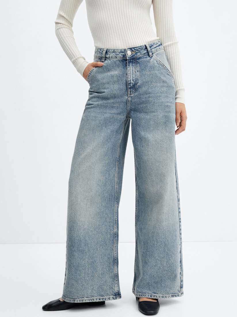 Wide leg jeans mango cheap