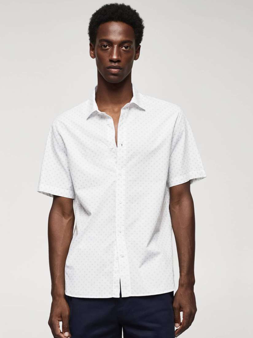 Buy MANGO MAN Cotton Printed Casual Shirt Shirts for Men 25257542 Myntra