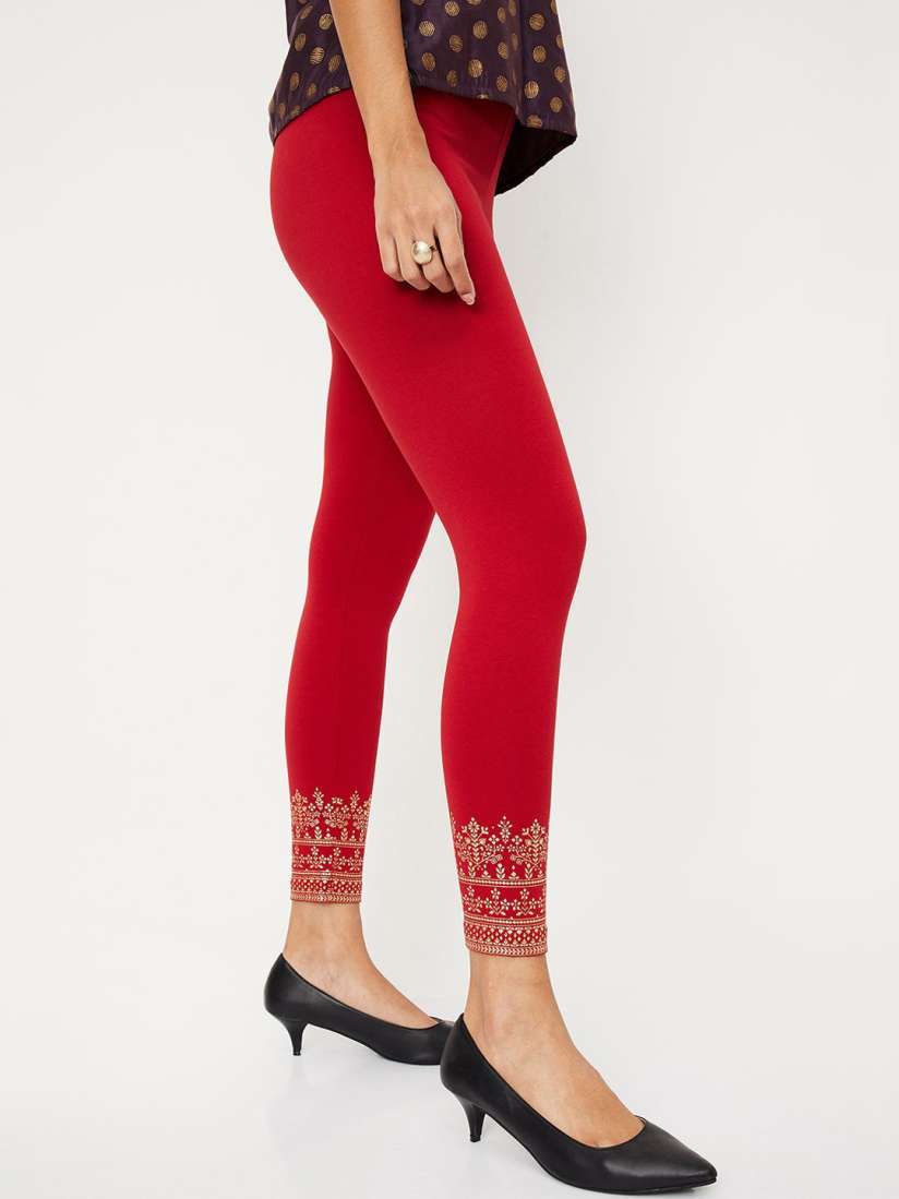 Myntra printed leggings new arrivals