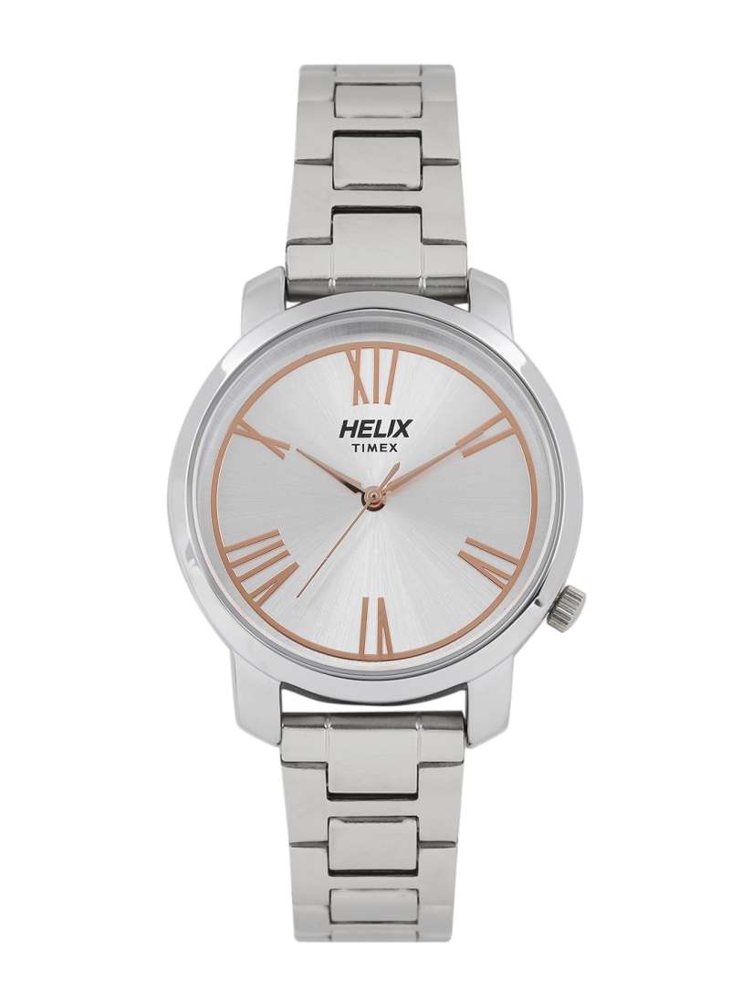 Buy Helix by Timex Women Silver Toned Analogue Watch TW032HL14 Watches for Women 2526867 Myntra