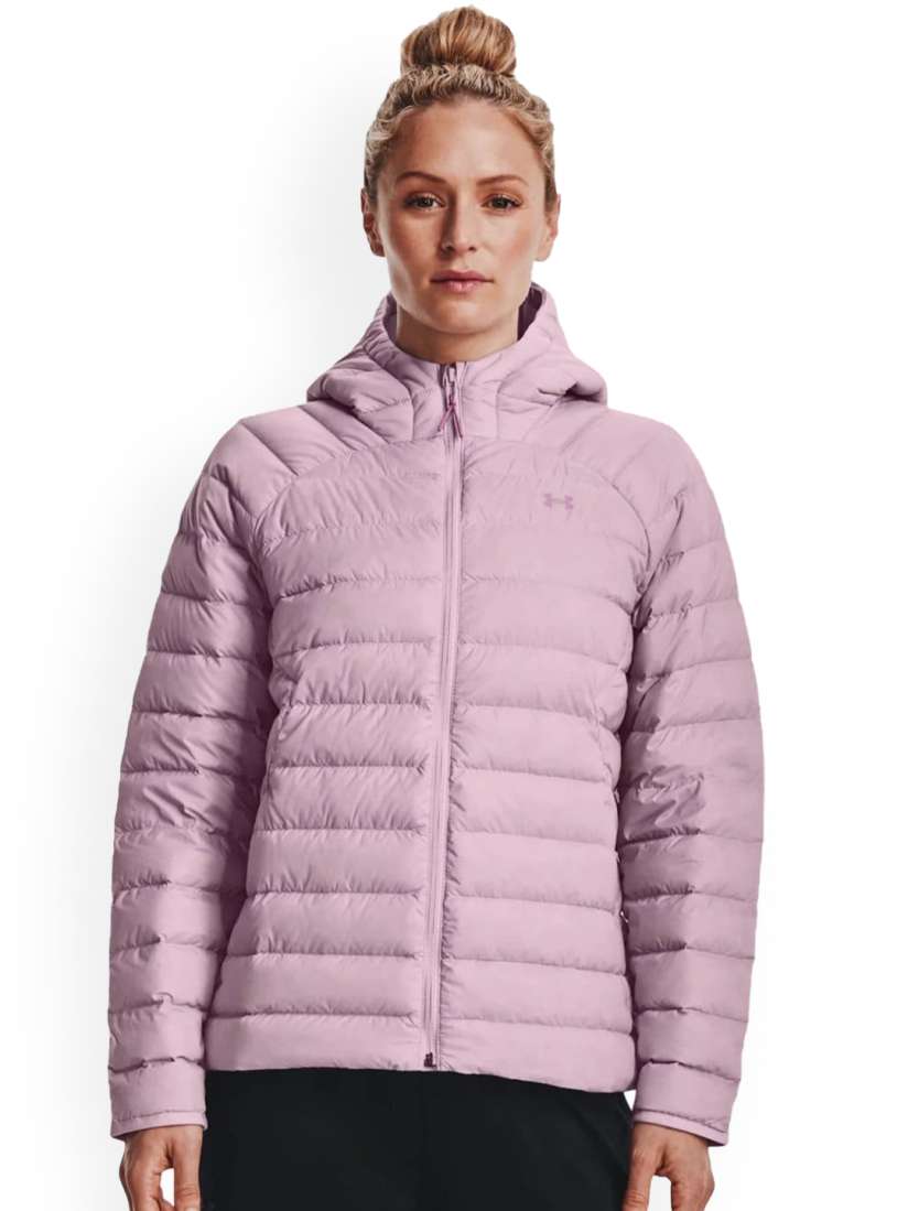 Under armour padded hooded jacket online