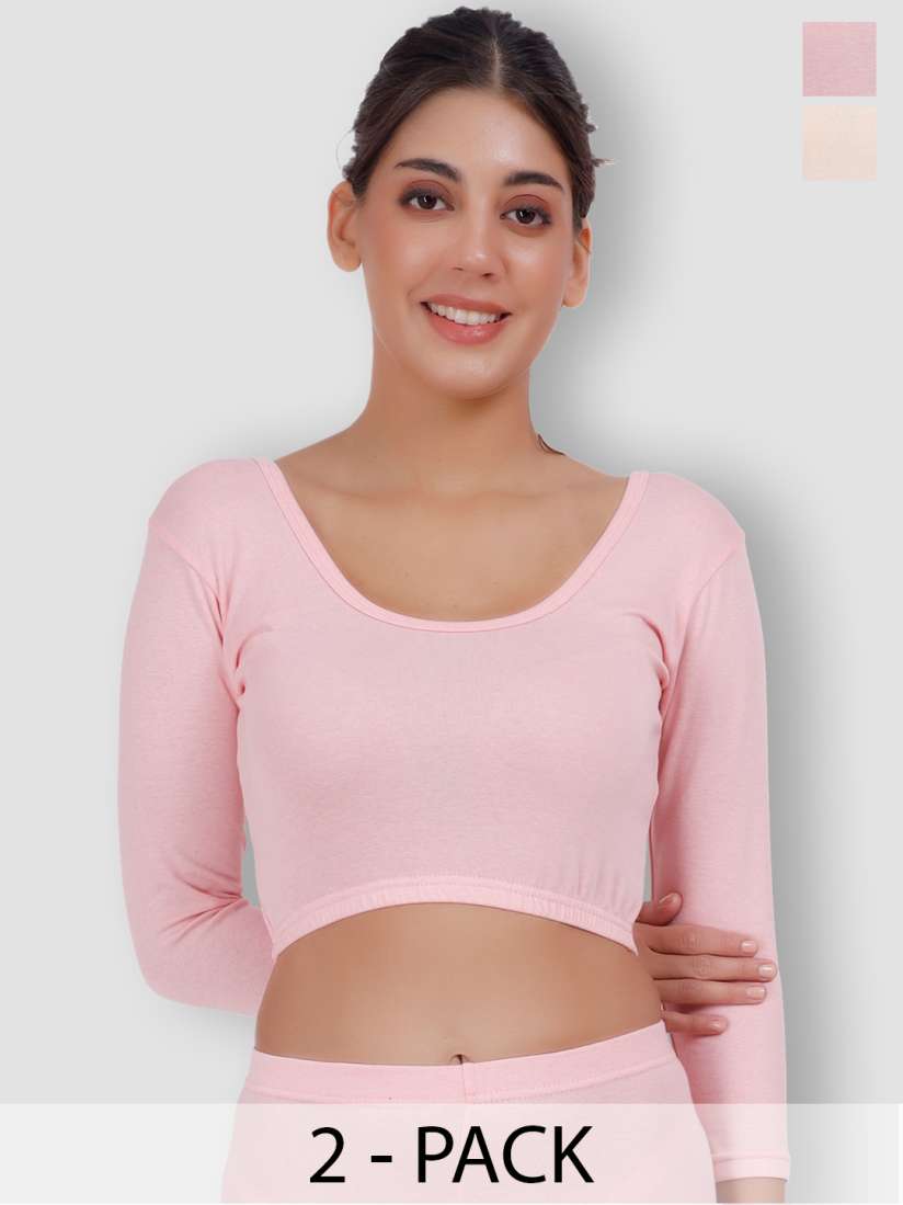 Womens pink thermal top on sale