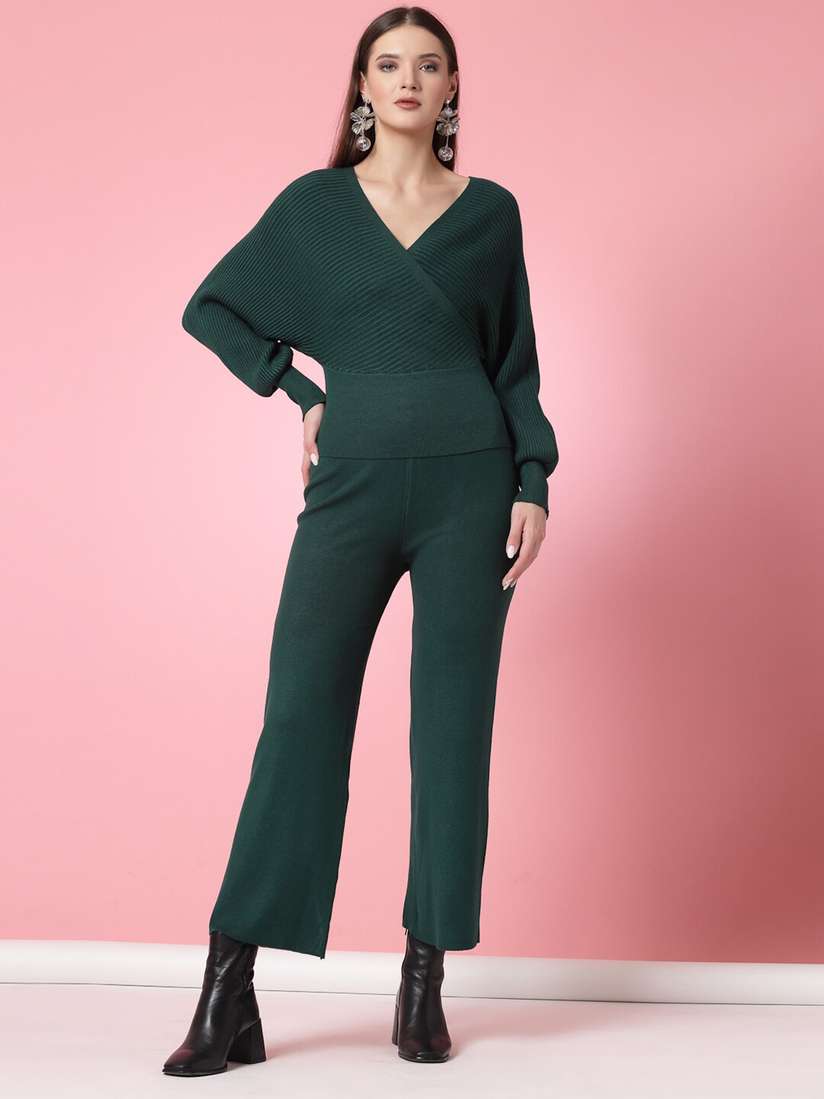 Buy Mafadeny Winter Wear Top Palazoo Co-Ords Set Co-Ords for