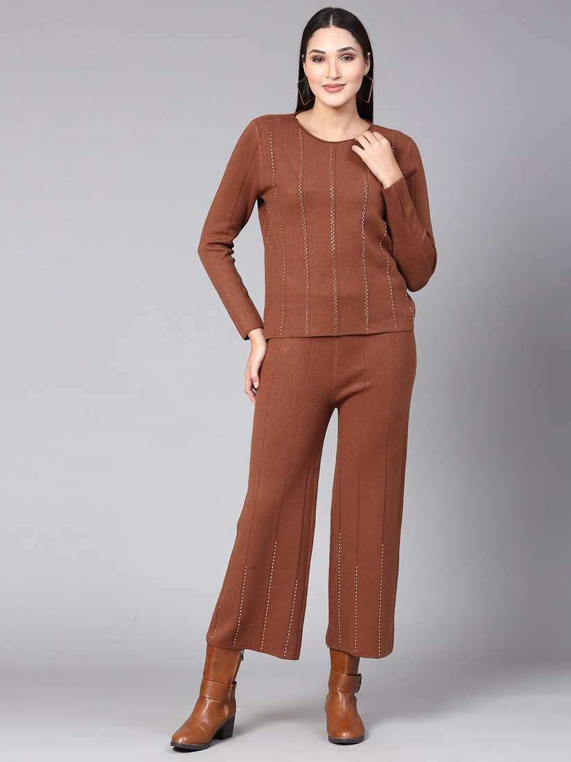 Buy Mafadeny Winter Wear Stylish Co-Ords Set Co-Ords for Women