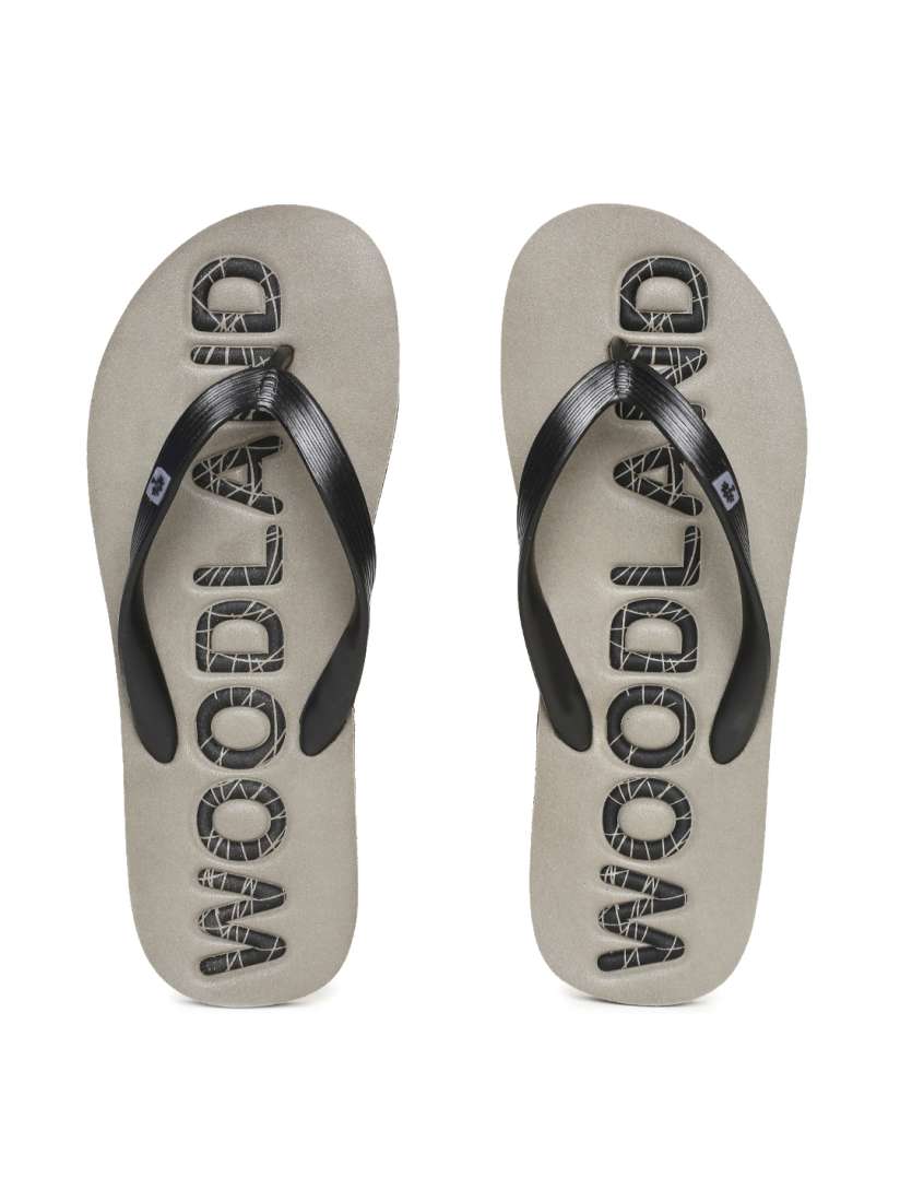 Buy Woodland Men Black Grey Printed Thong Flip Flops Flip Flops for Men 2527640 Myntra