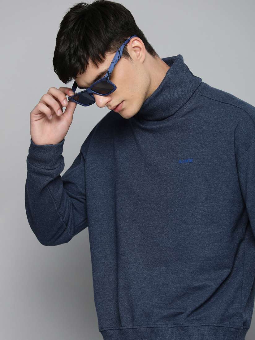 Turtle neck under sweatshirt online