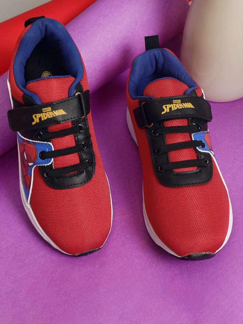 Buy Kids Ville Boys Spiderman Printed Sneakers Casual Shoes for Boys 25286226 Myntra