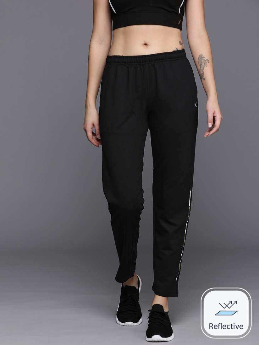 Buy HRX by Hrithik Roshan Mid Rise Regular Fit Training Trousers Track Pants for Women 25286400 Myntra