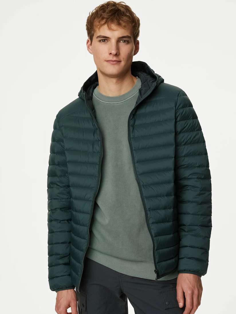 Buy Marks Spencer Lightweight Longline Puffer Jacket Jackets for Men 25291972 Myntra