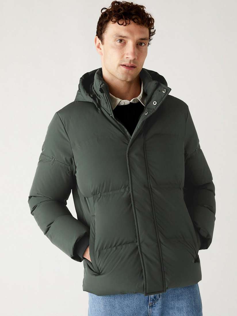 Longline lightweight puffer jacket sale
