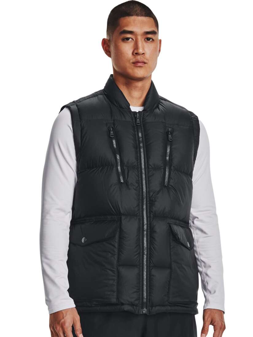 Buy UNDER ARMOUR Cold Gear I Down Vest Sleeveless Puffer Jacket Jackets for Men 25292022 Myntra