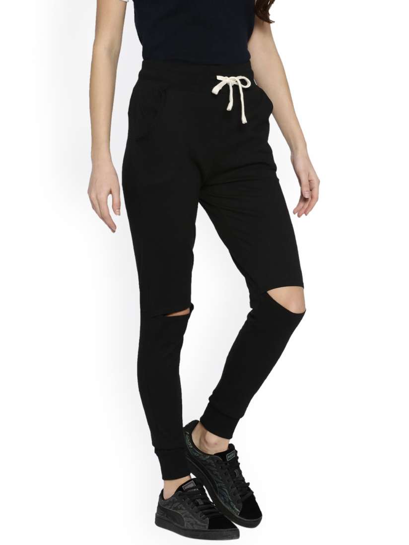 Knee cut track pants best sale
