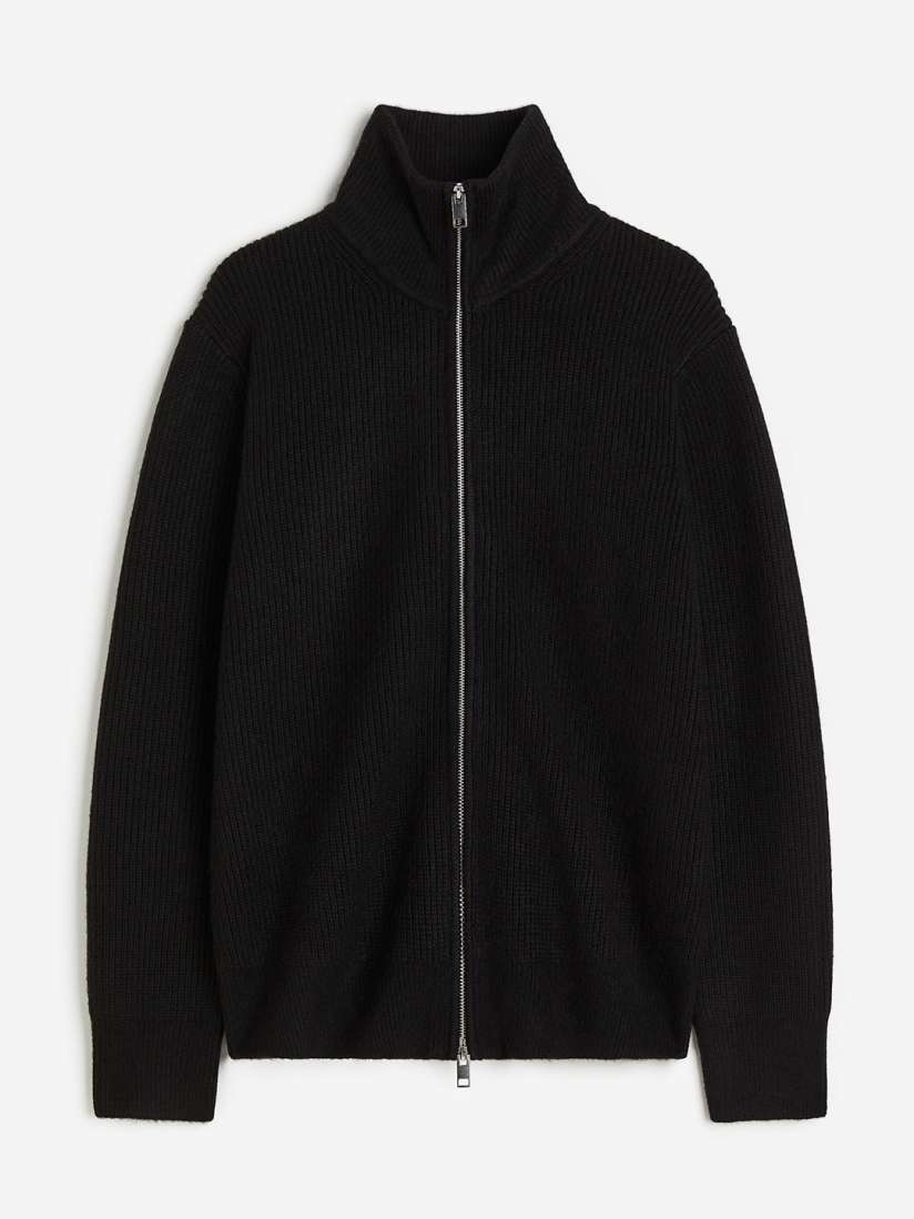 Buy H M Cable Knit Two Way Zipper Cardigan Sweaters for Men 25293378 Myntra