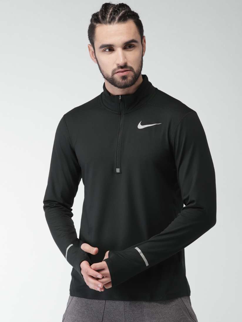 Buy Nike Black AS NIKE DRI FIT ELEMENT HZ NFS T shirt Tshirts for Men 2529619 Myntra