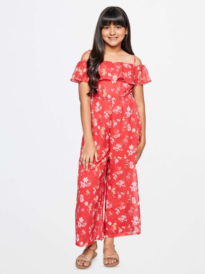 Buy AND Girls Printed Basic Jumpsuit Jumpsuit for Girls 25296228 Myntra