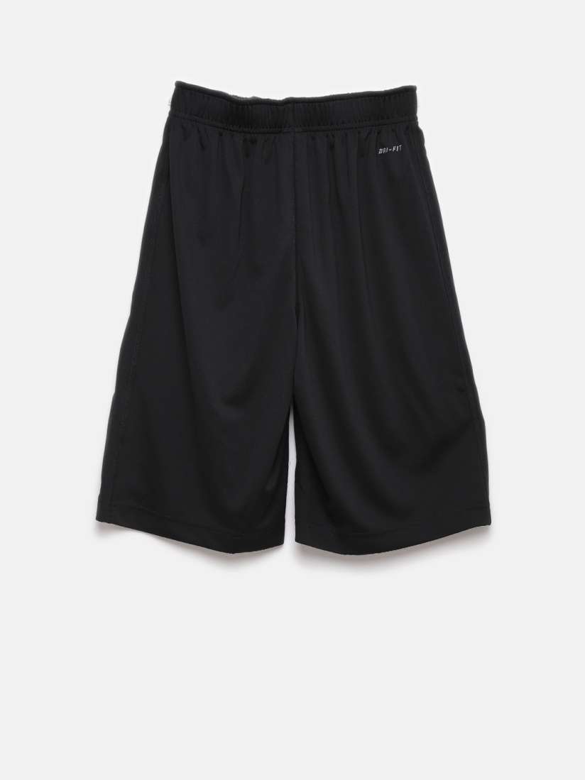Solid black nike shorts sales