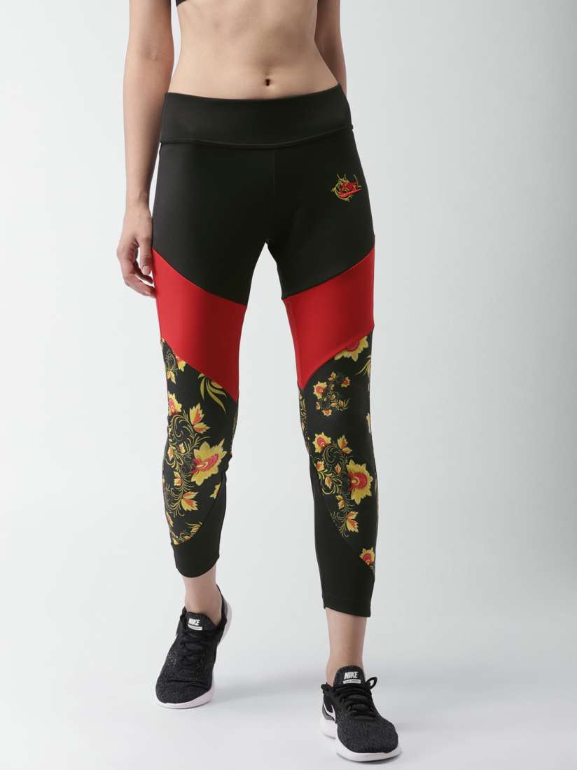 Nike floral tights top