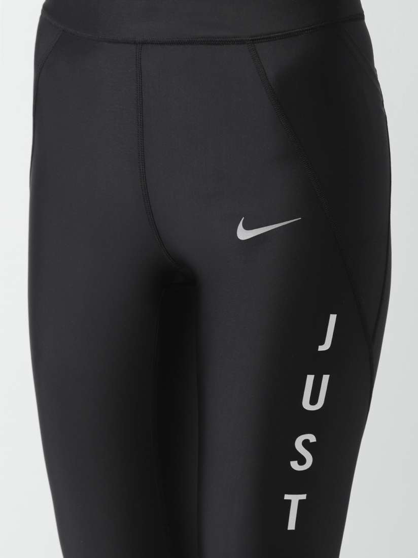 Buy Nike Women Black Printed AS W NK PWR SPEED Tights Tights for Women 2529661 Myntra