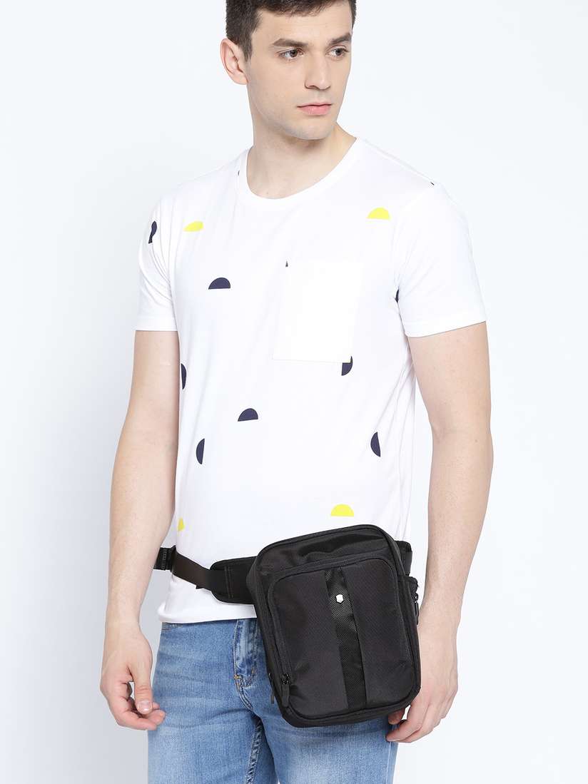 Sling Bag Victorinox Waist Pack Victorinox Unisex Black Vertical