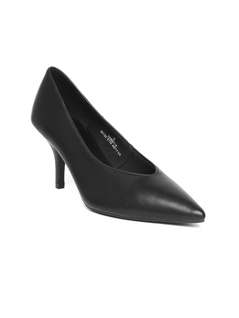 Marks and spencer black pumps clearance