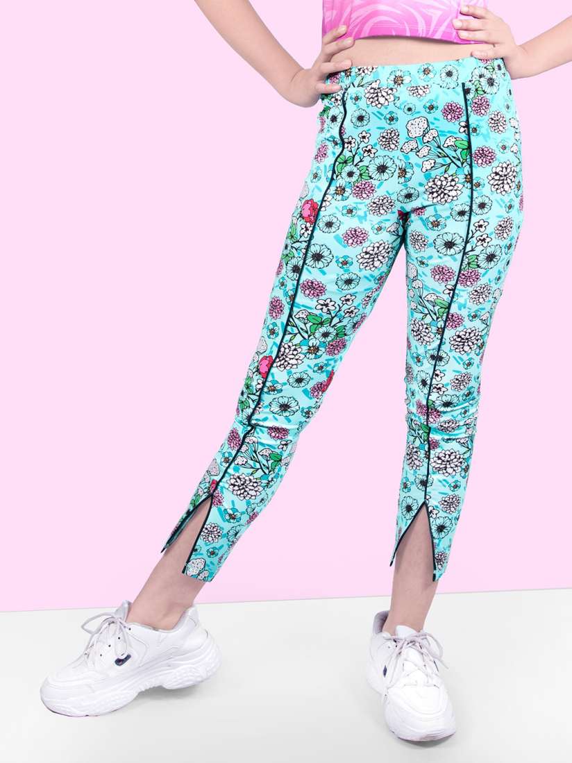 Printed jeggings myntra shop