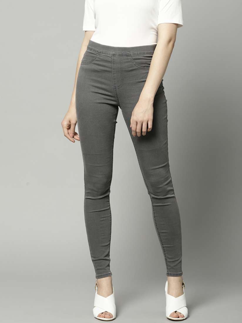 Buy Marks Spencer Women Grey High Rise Jeggings Jeggings for Women 2530979 Myntra