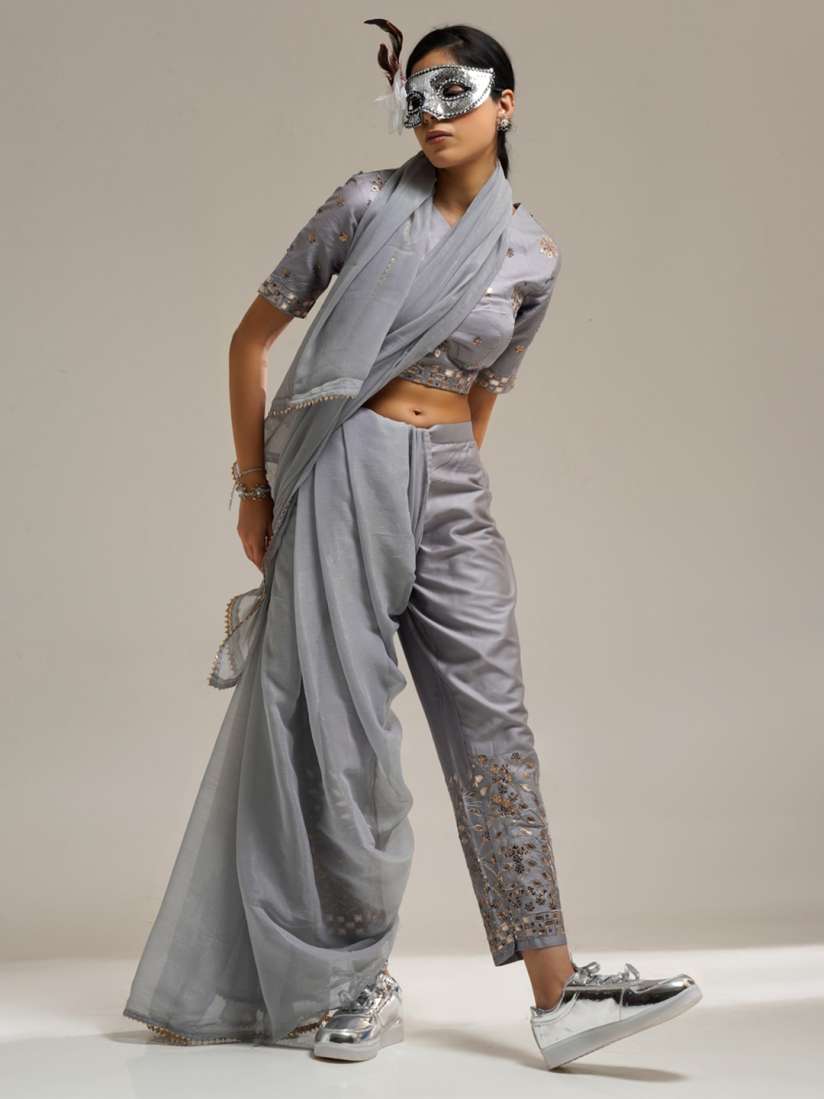 Pant saree myntra online