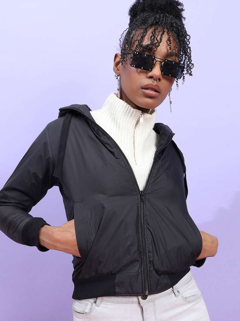 Campus sutra black jacket deals