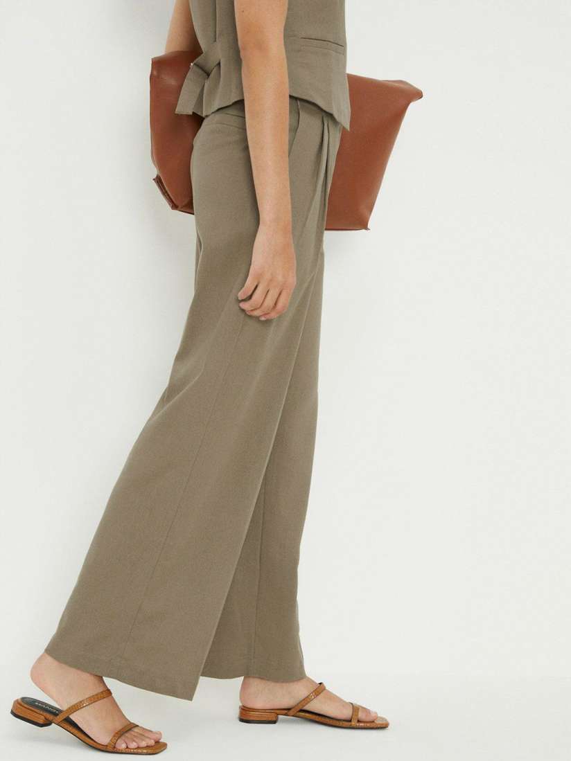Dorothy perkins linen trousers discount
