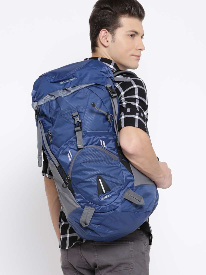 Buy Columbia Unisex Blue Trail Outdoor Adventure 38 L Rucksack Rucksacks for Unisex 2532009 Myntra