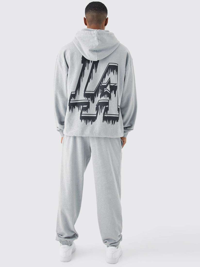 Buy boohooMAN Typography Printed Oversized Tracksuit Tracksuits for Men 25320268 Myntra