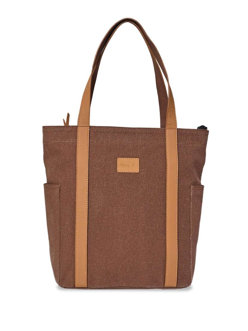 Buy Mona B Shopper Canvas Tote Bag Handbags for Unisex 25330054 Myntra