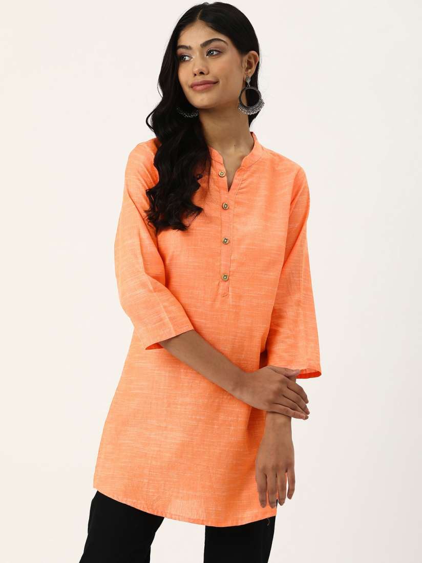 Buy Sangria Mandarin Collar Straight Kurti Kurtis for Women 25330976 Myntra