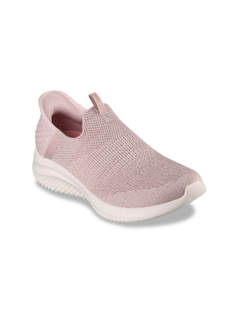 Skechers pink slip ons on sale