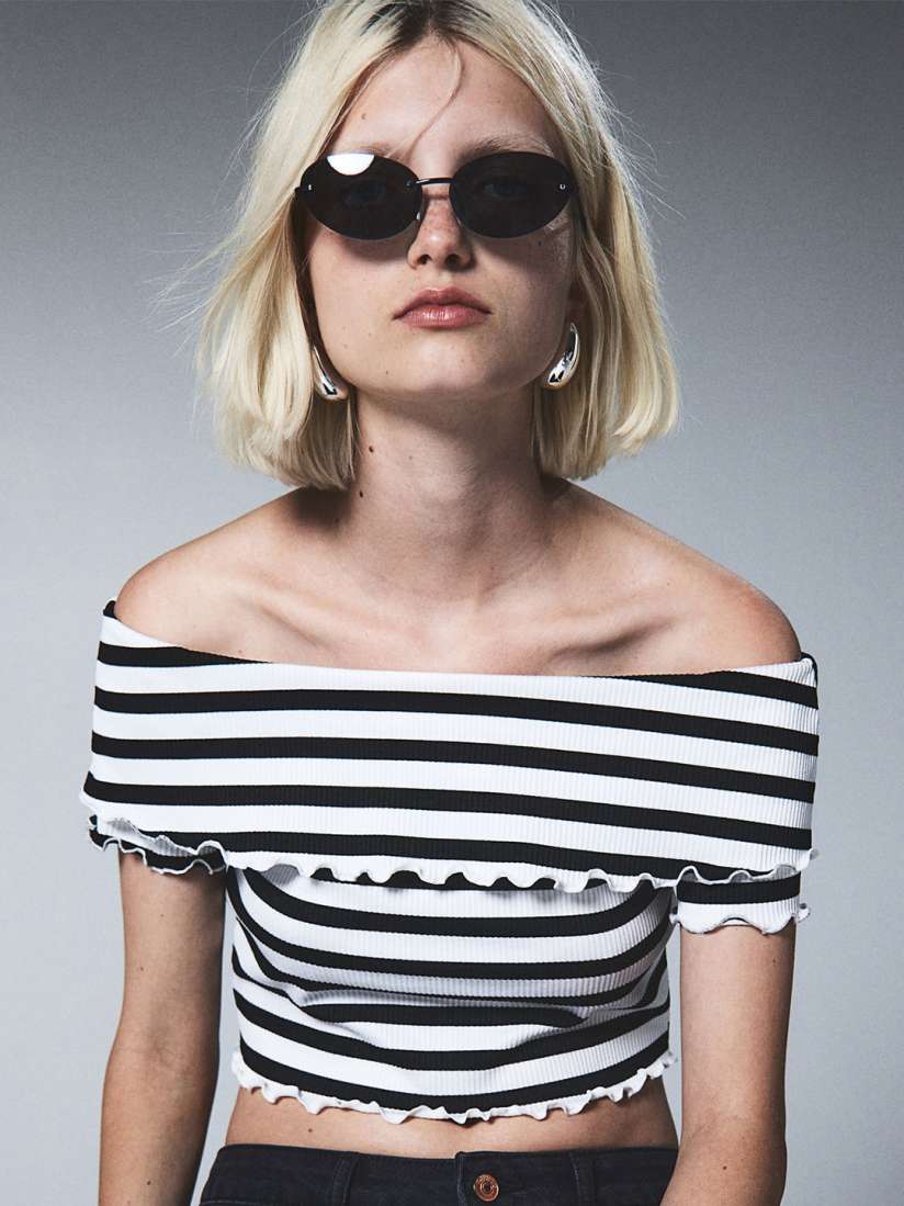 Bardot top h&m hotsell