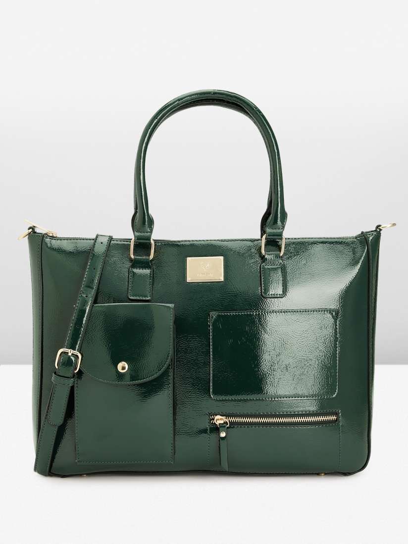 Buy Allen Solly Textured Laptop Handheld Bag Handbags for Women 25335152 Myntra