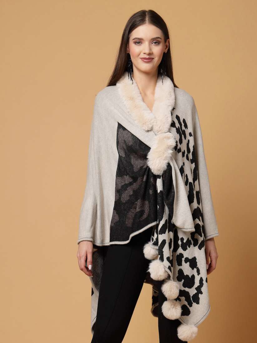 Long sleeve poncho sweater outlet