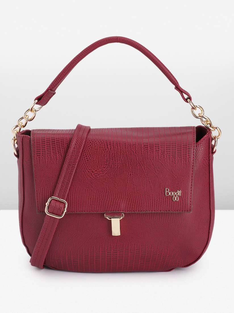 Buy Baggit Women Textured Satchel Handbags for Women 25337952 Myntra