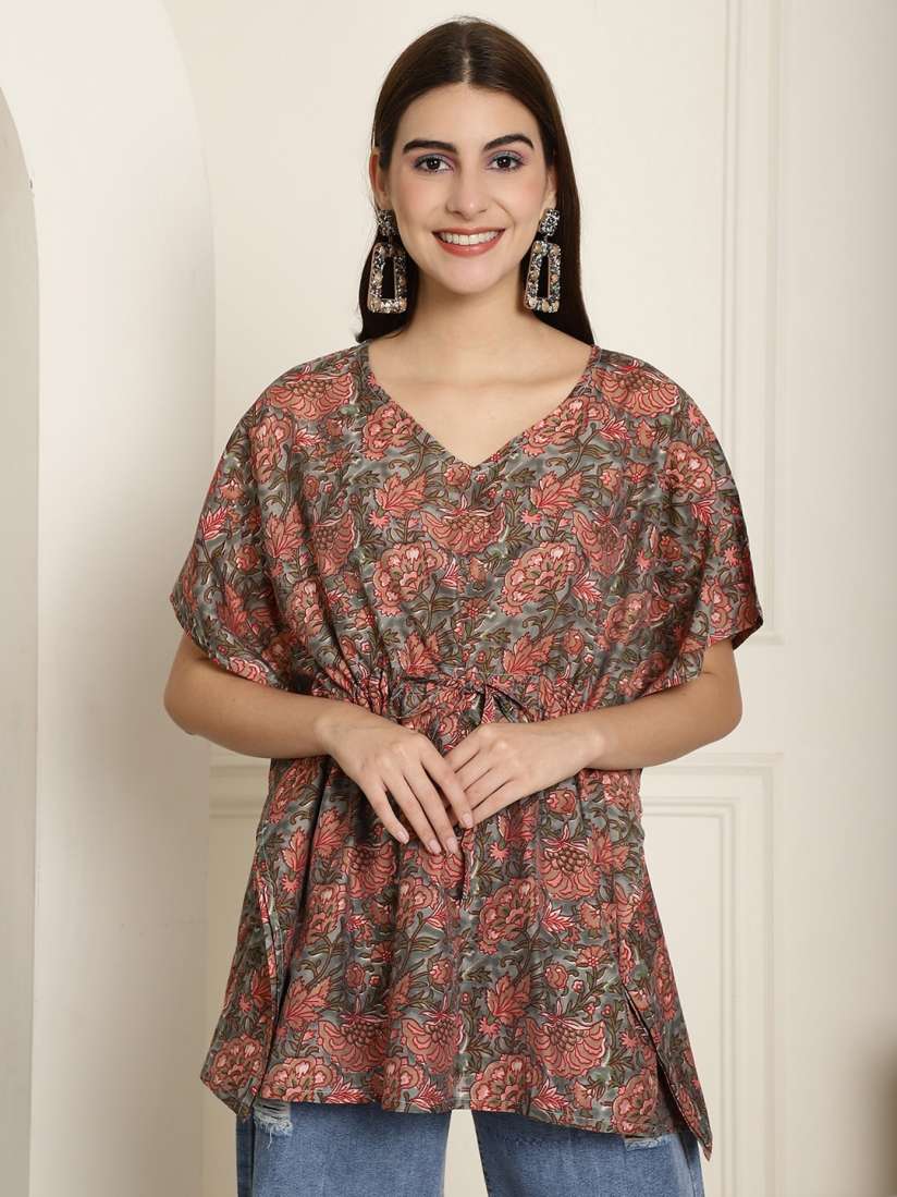 Kaftan tops myntra clearance