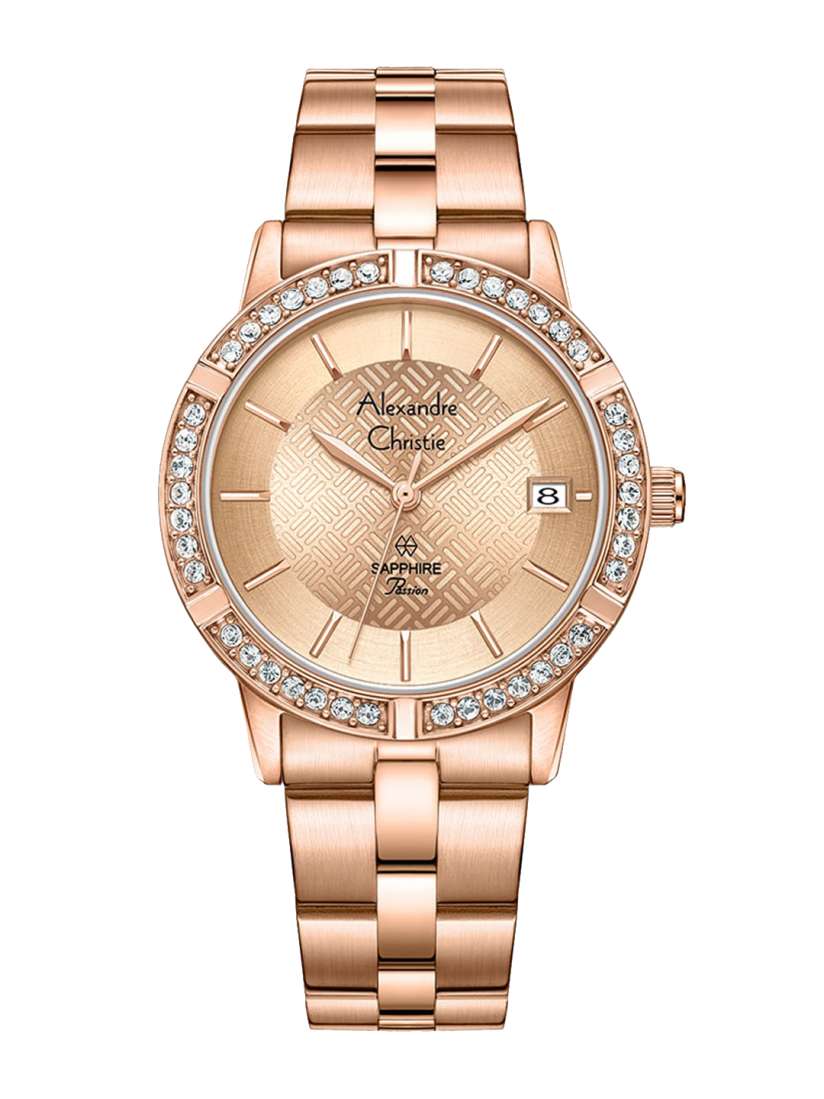 Buy Alexandre Christie Women Embellished Dial Analogue Watch 2A82LDBRGLN Watches for Women 25350664 Myntra