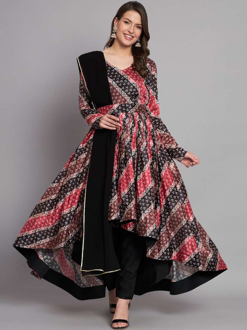 Myntra gown with dupatta shop