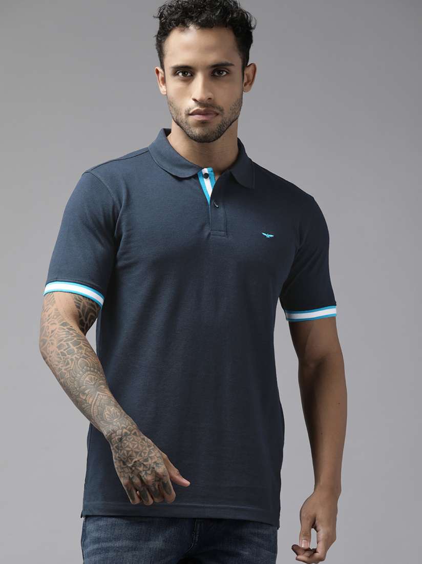 Buy Park Avenue Polo Collar Slim Fit T shirt Tshirts for Men 25364954 Myntra