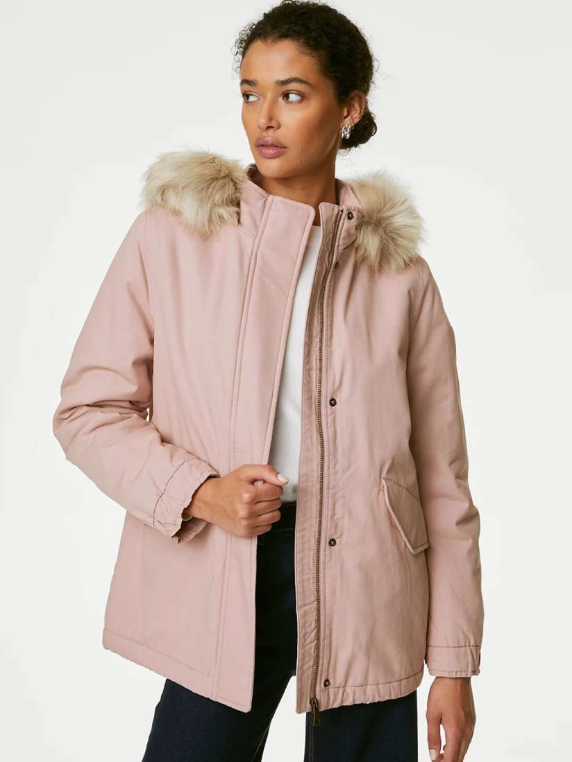 fur women&#039;s coats at marks and spencer&#039;s