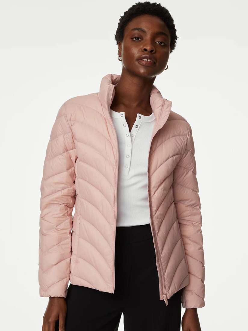 Buy Marks Spencer Checked Longline Puffer Jacket Jackets for Women 25366792 Myntra