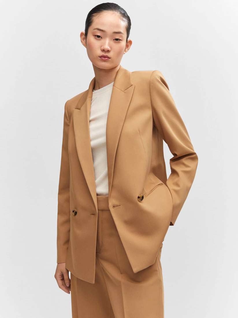 Buy MANGO Double Breasted Formal Blazer Blazers for Women 25377086 Myntra